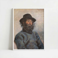 Portrait of Poly (1886) by Claude Monet – Art Print - Art print in white frame