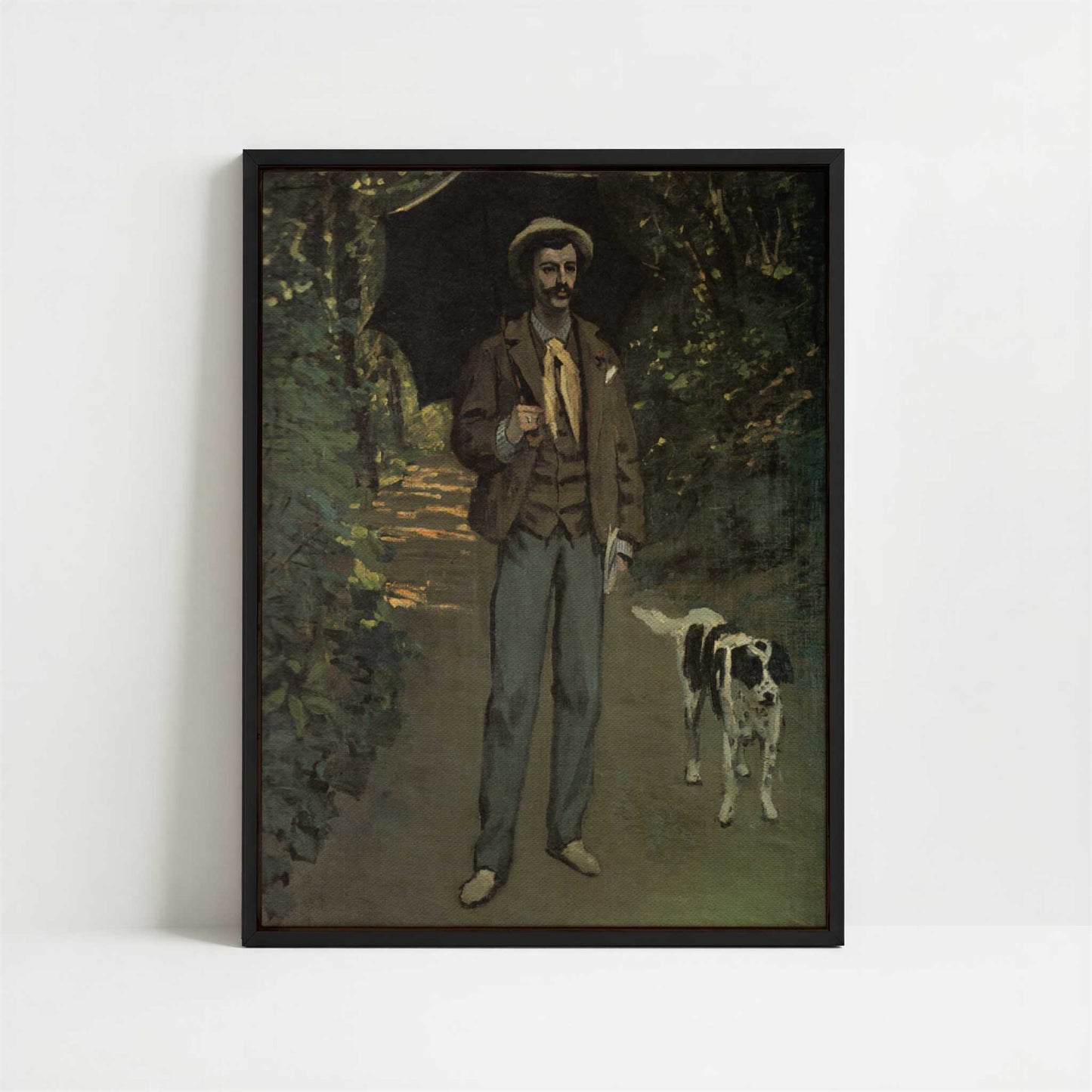 Framed Canvas - Framed canvas in black frame