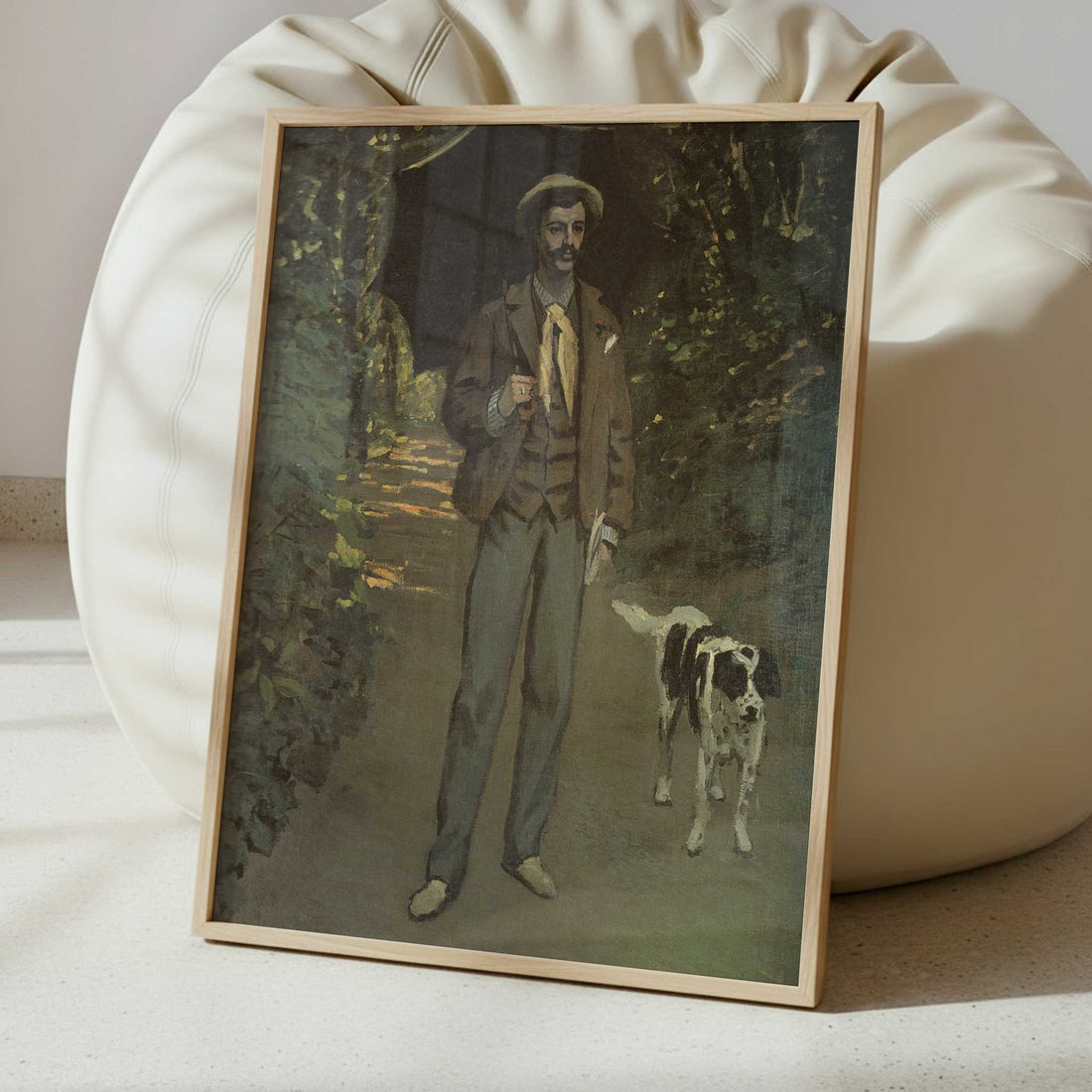 Portrait of a Man (1865) by Claude Monet – Art Print - Interior inspiration