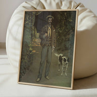 Portrait of a Man (1865) by Claude Monet – Art Print - Interior inspiration