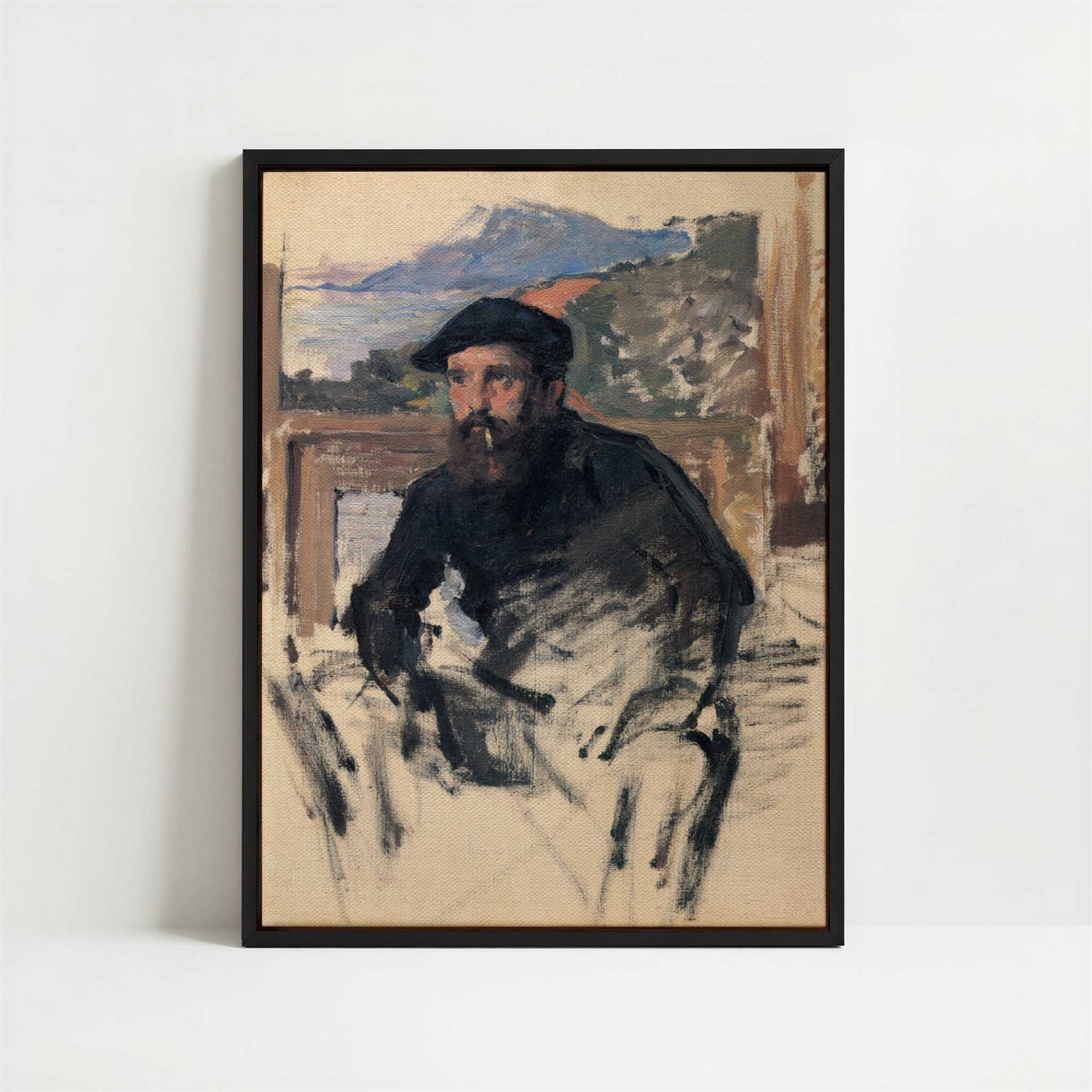 Framed Canvas - Framed canvas in black frame