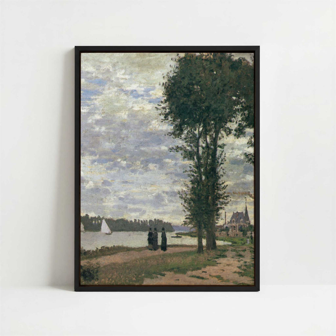 Framed Canvas - Framed canvas in black frame