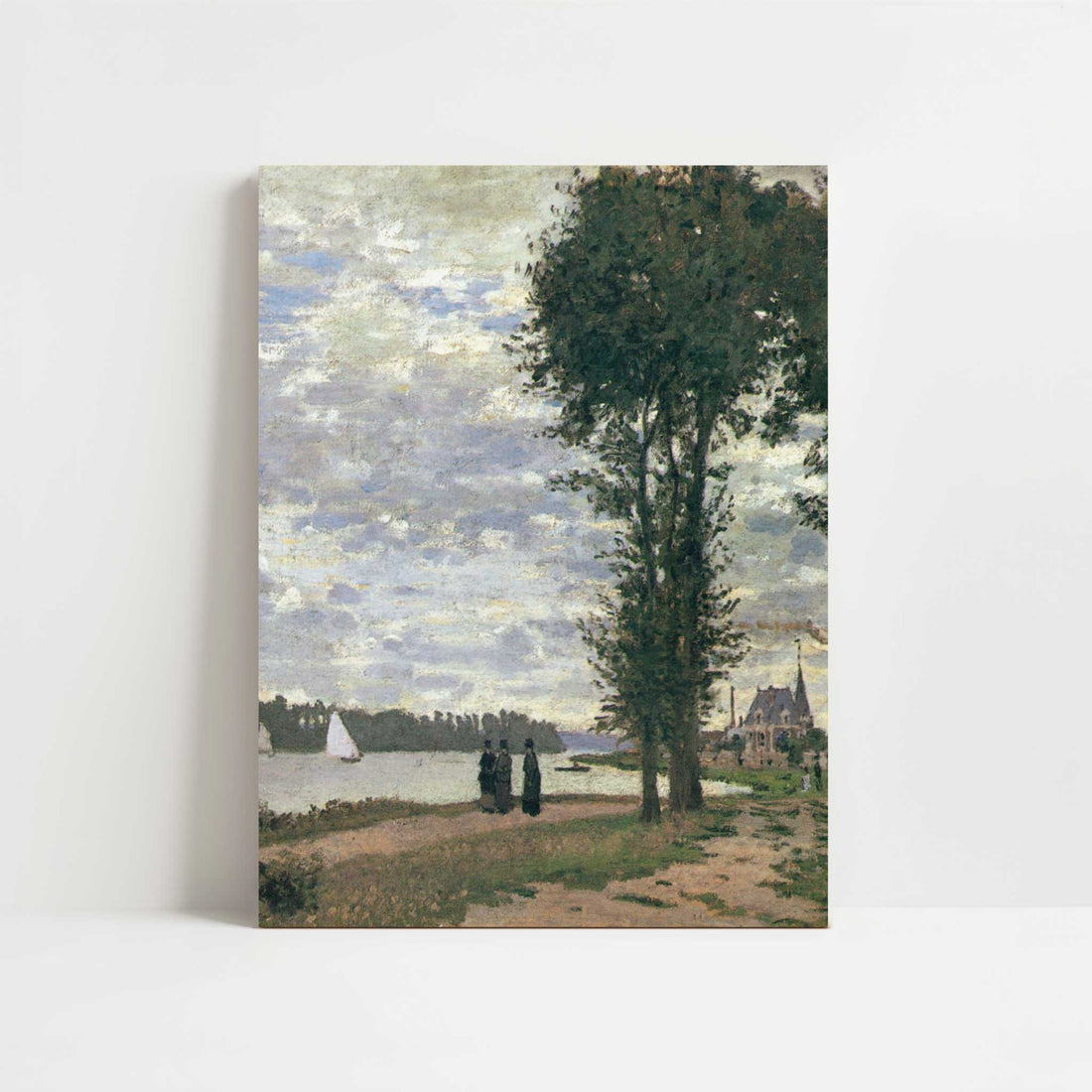 Promenade along the Seine (1872) by Claude Monet – Art Print - Unframed art print
