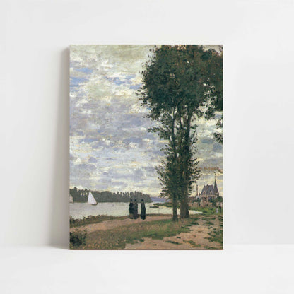 Promenade along the Seine (1872) by Claude Monet – Art Print - Unframed art print