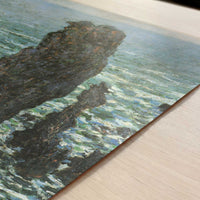 Pyramides at Port-Coton (1886) by Claude Monet – Art Print - Close-up detail of the art print