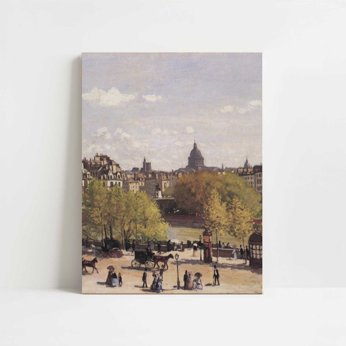 Quai du Louvre (1867) by Claude Monet – Art Print - Unframed art print