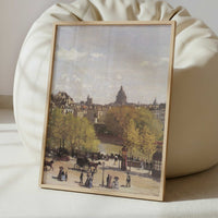 Quai du Louvre (1867) by Claude Monet – Art Print - Interior inspiration