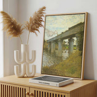 Framed Canvas - Framed canvas in a stylish interior setting