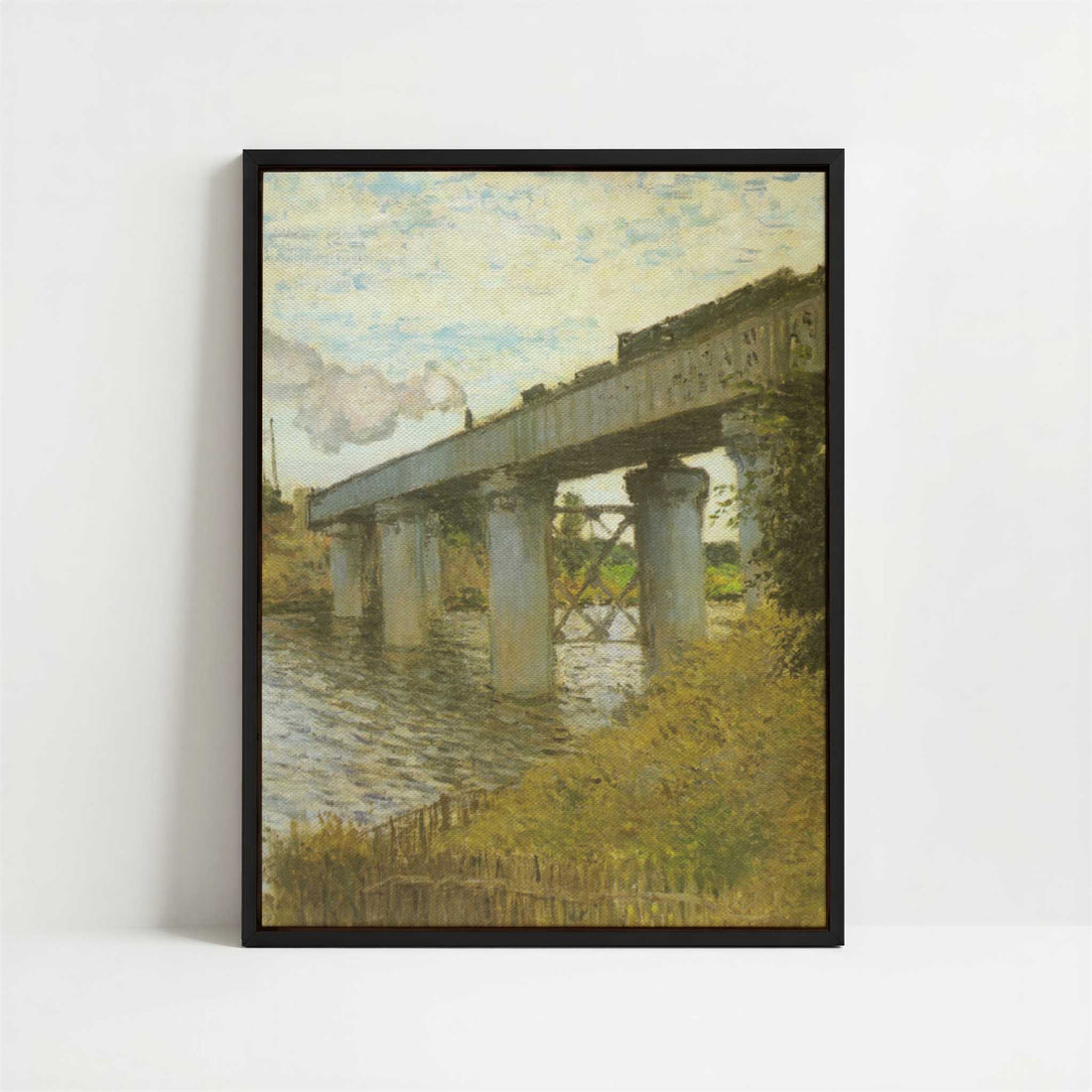 Framed Canvas - Framed canvas in black frame