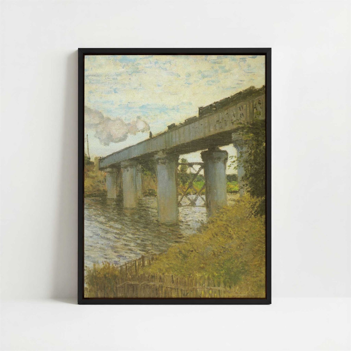 Framed Canvas - Framed canvas in black frame