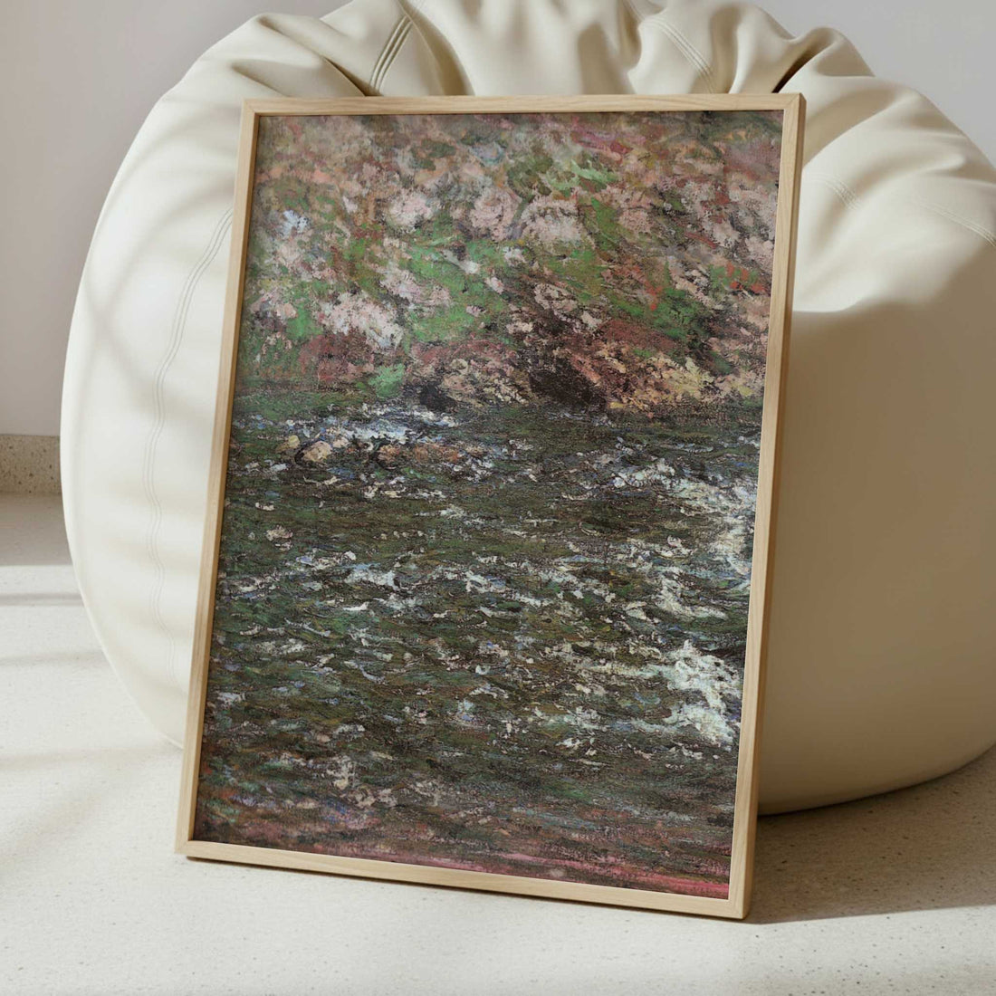 Rapids on the Petite Creuse (1889) by Claude Monet – Art Print - Interior inspiration