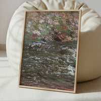 Rapids on the Petite Creuse (1889) by Claude Monet – Art Print - Interior inspiration