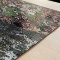 Rapids on the Petite Creuse (1889) by Claude Monet – Art Print - Close-up detail of the art print