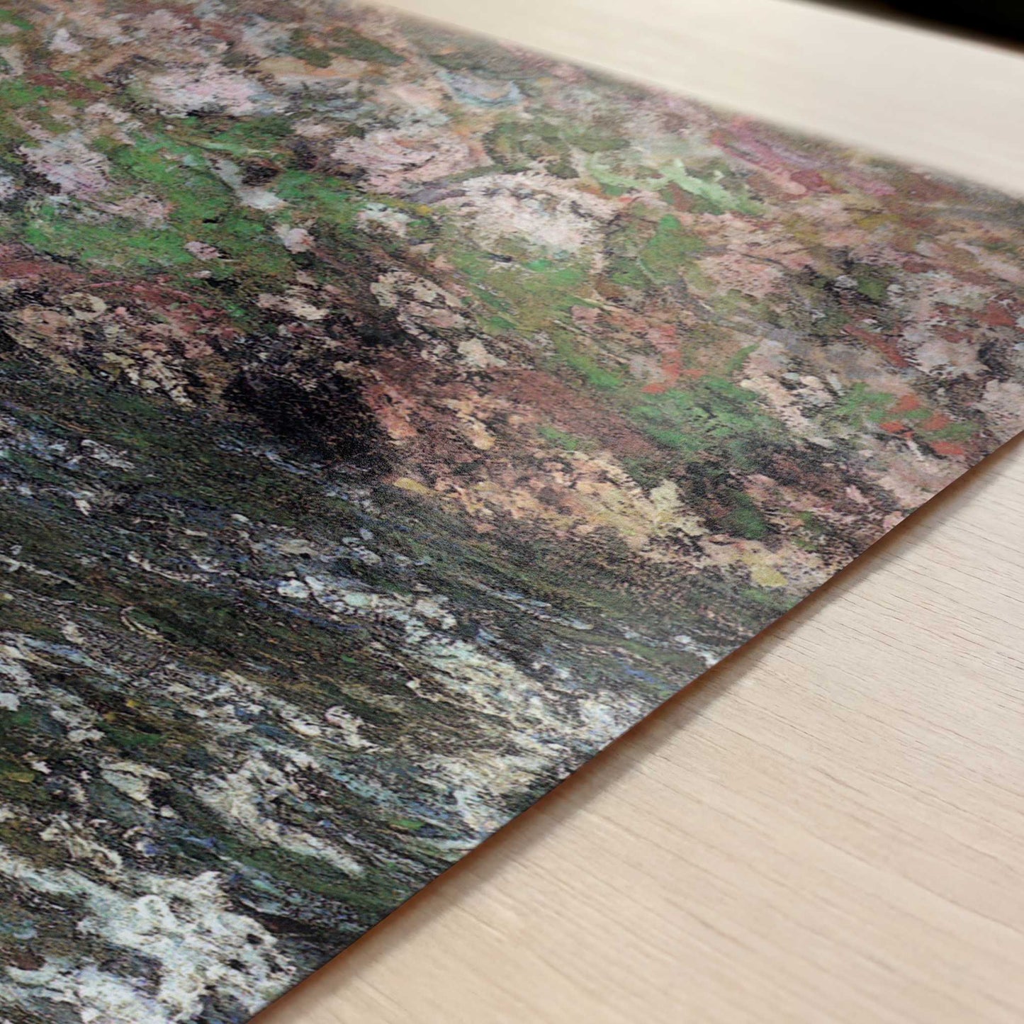 Rapids on the Petite Creuse (1889) by Claude Monet – Art Print - Close-up detail of the art print