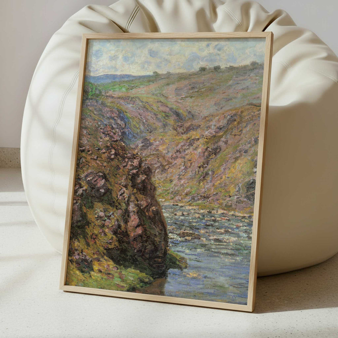 Ravine of the Creuse in Sunlight (1889) by Claude Monet – Art Print - Interior inspiration