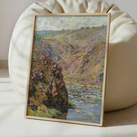 Ravine of the Creuse in Sunlight (1889) by Claude Monet – Art Print - Interior inspiration