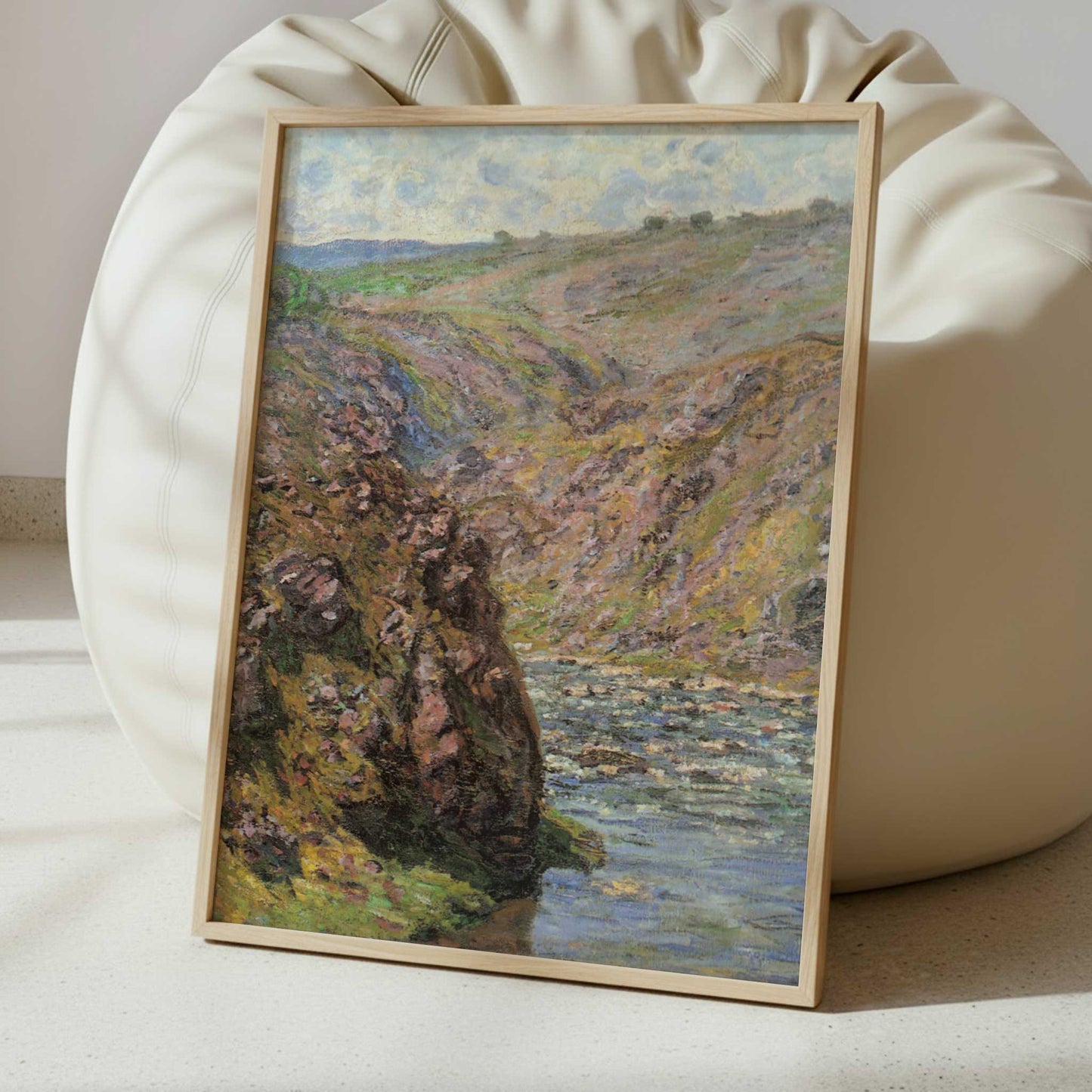 Ravine of the Creuse in Sunlight (1889) by Claude Monet – Art Print - Interior inspiration