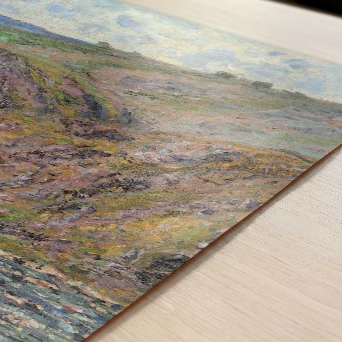 Ravine of the Creuse in Sunlight (1889) by Claude Monet – Art Print - Close-up detail of the art print