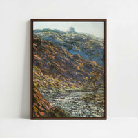 Framed Canvas - Framed canvas in dark wood color frame
