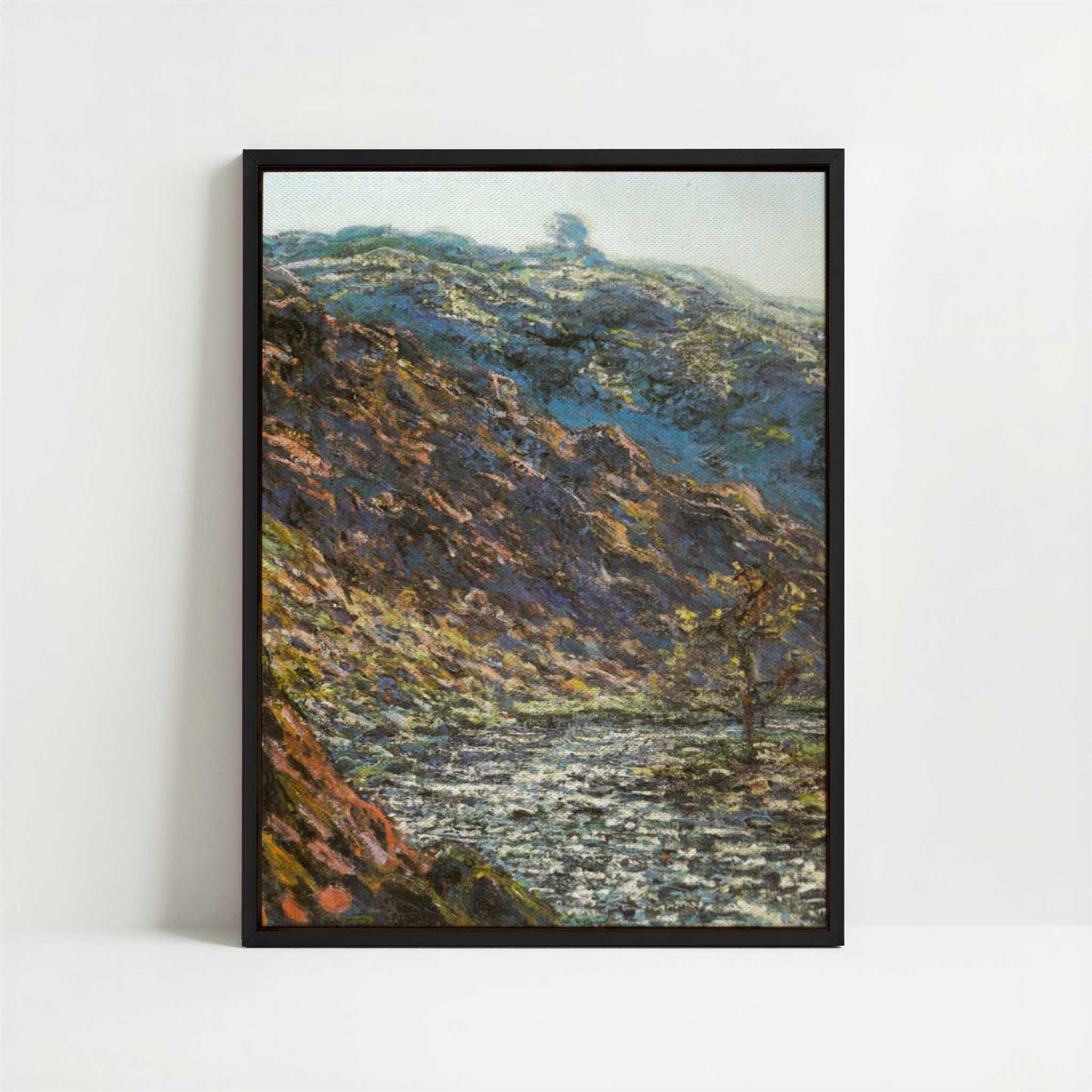 Framed Canvas - Framed canvas in black frame