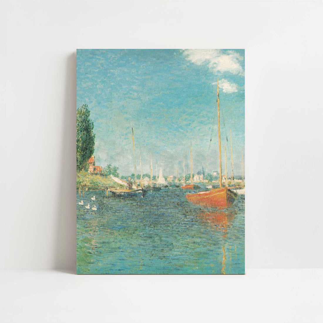Red Boats (1875) by Claude Monet – Art Print - Unframed art print