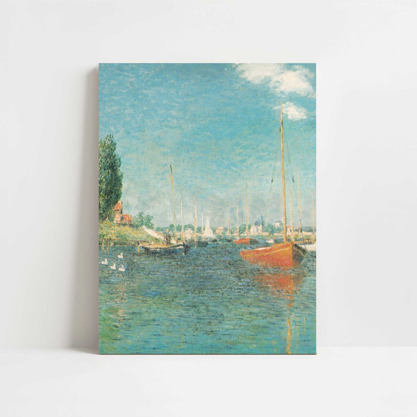 Red Boats (1875) by Claude Monet – Art Print - Unframed art print