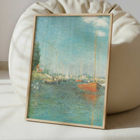 Red Boats (1875) by Claude Monet – Art Print - Interior inspiration