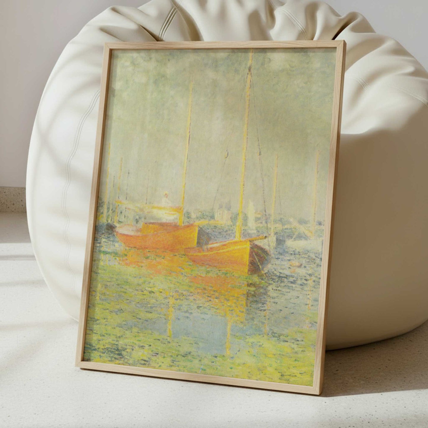 Red Boats, Argenteuil (1875) by Claude Monet – Art Print - Interior inspiration