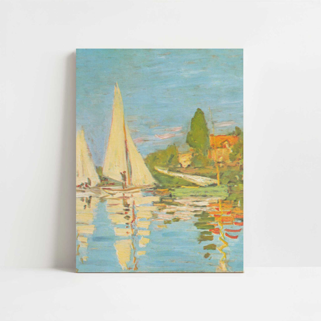 Regatta at Argenteuil (1872) by Claude Monet – Art Print - Unframed art print
