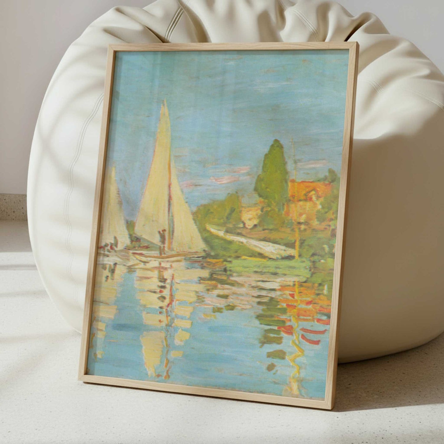 Regatta at Argenteuil (1872) by Claude Monet – Art Print - Interior inspiration