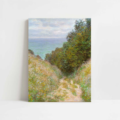 Road at La Cavee, Pourville (1882) by Claude Monet – Art Print - Unframed art print