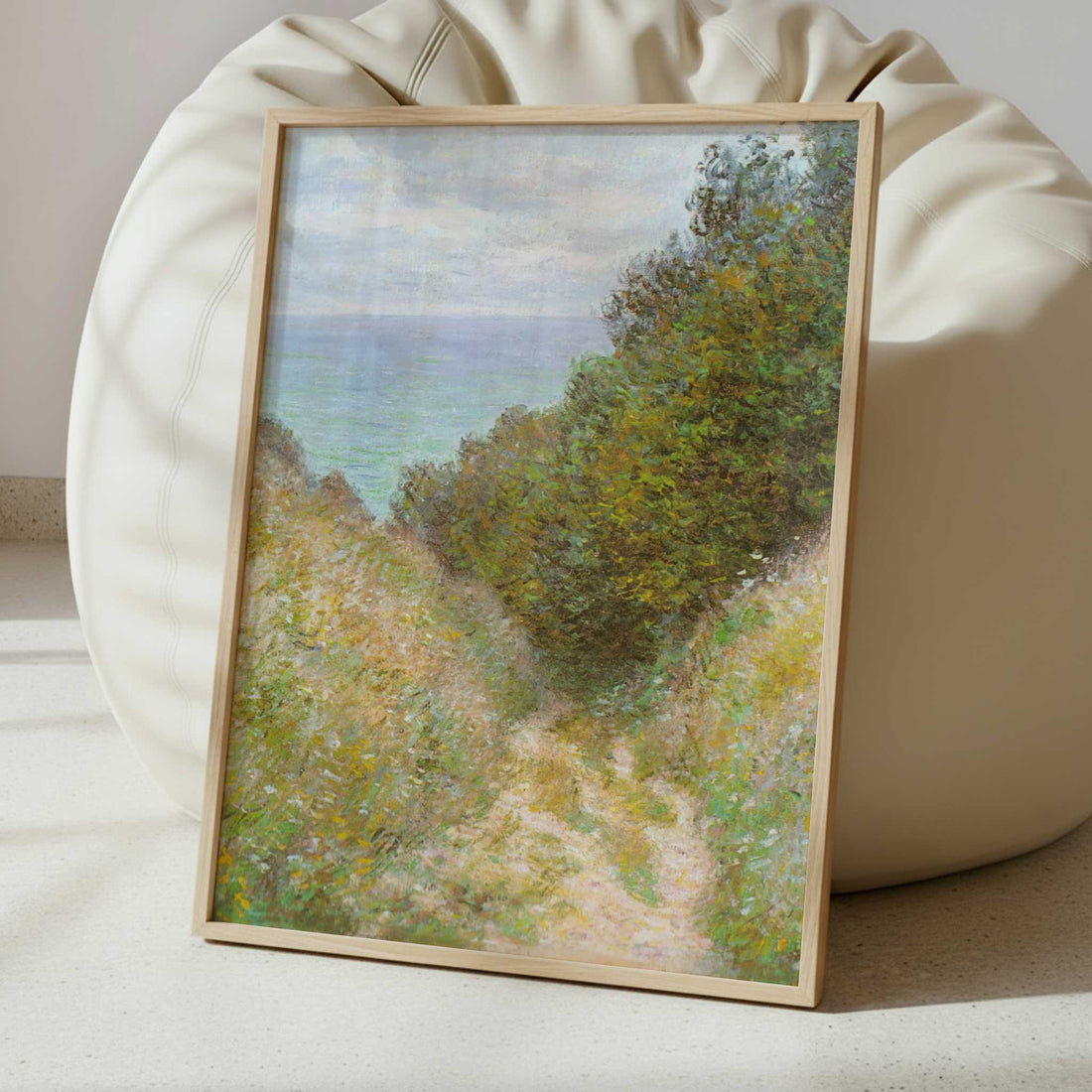 Road at La Cavee, Pourville (1882) by Claude Monet – Art Print - Interior inspiration