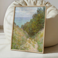 Road at La Cavee, Pourville (1882) by Claude Monet – Art Print - Interior inspiration
