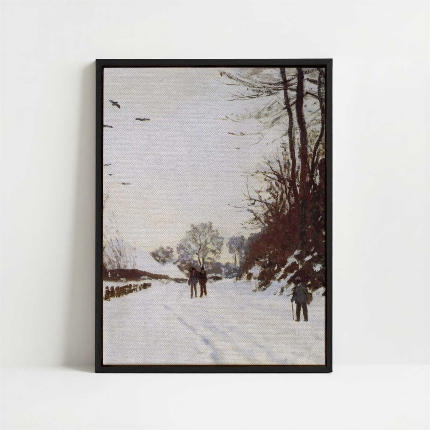 Framed Canvas - Framed canvas in black frame