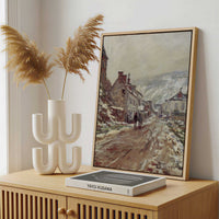 Framed Canvas - Framed canvas in a stylish interior setting