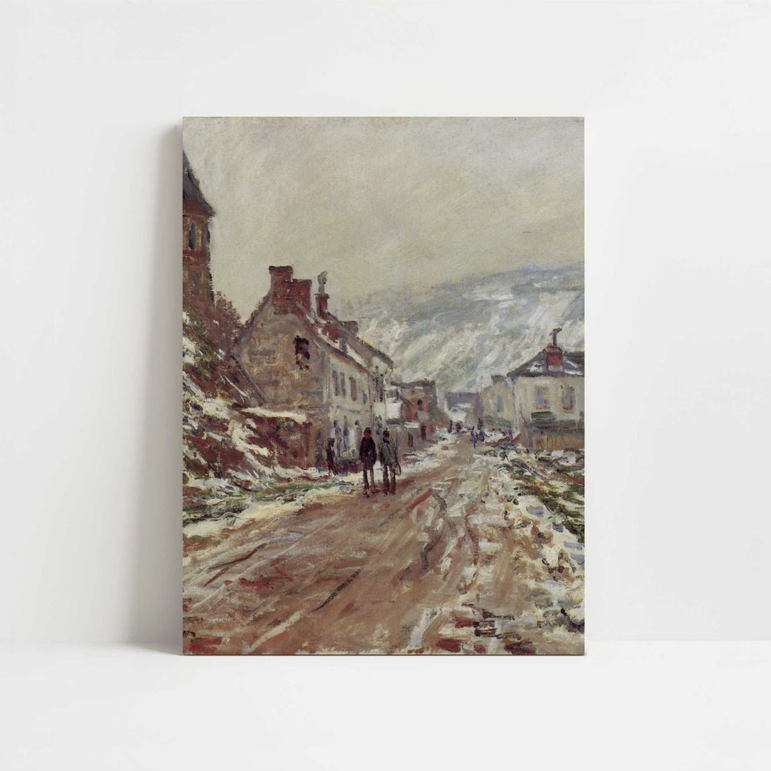Road into Vetheuil in Winter (1879) by Claude Monet – Art Print - Unframed art print