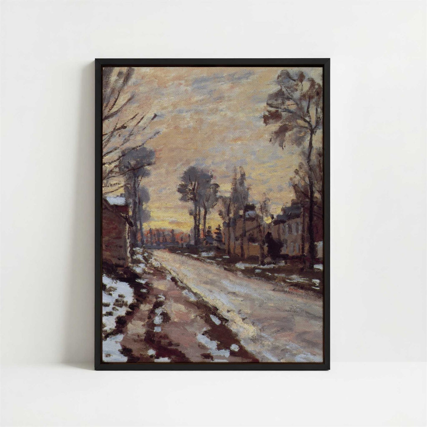 Framed Canvas - Framed canvas in black frame