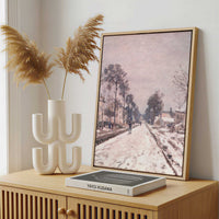 Framed Canvas - Framed canvas in a stylish interior setting