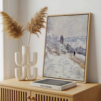 Framed Canvas - Framed canvas in a stylish interior setting
