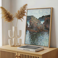 Framed Canvas - Framed canvas in a stylish interior setting