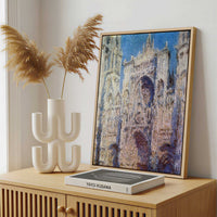 Framed Canvas - Framed canvas in a stylish interior setting