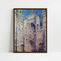 Framed Canvas - Framed canvas in dark wood color frame