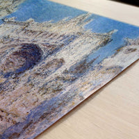 Rouen Cathedral (1894) by Claude Monet – Art Print - Close-up detail of the art print