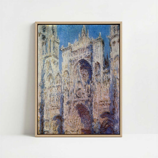 Framed Canvas - Framed canvas in oak color frame