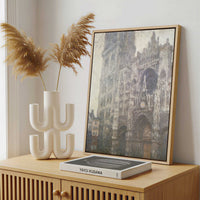 Framed Canvas - Framed canvas in a stylish interior setting