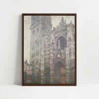 Framed Canvas - Framed canvas in dark wood color frame