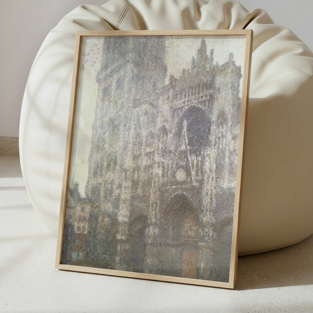 Rouen Cathedral Facade (1894) by Claude Monet – Art Print - Interior inspiration