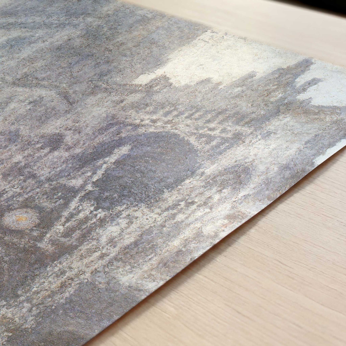 Rouen Cathedral Facade (1894) by Claude Monet – Art Print - Close-up detail of the art print