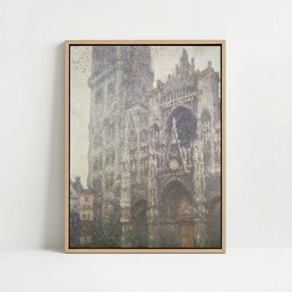 Framed Canvas - Framed canvas in oak color frame
