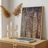 Framed Canvas - Framed canvas in a stylish interior setting